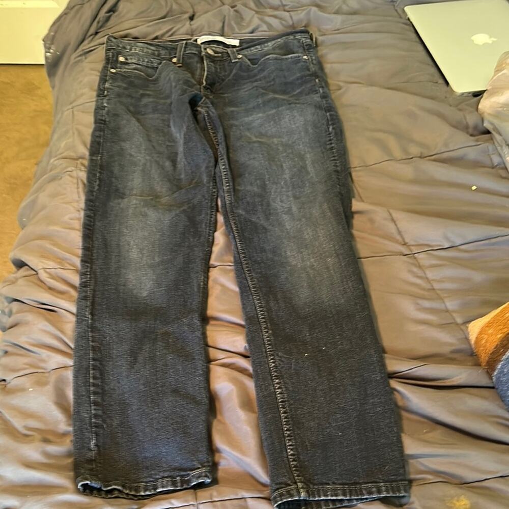 Levi's Blue Acid Wash Slim Fit 34/30 Jeans Classic Style